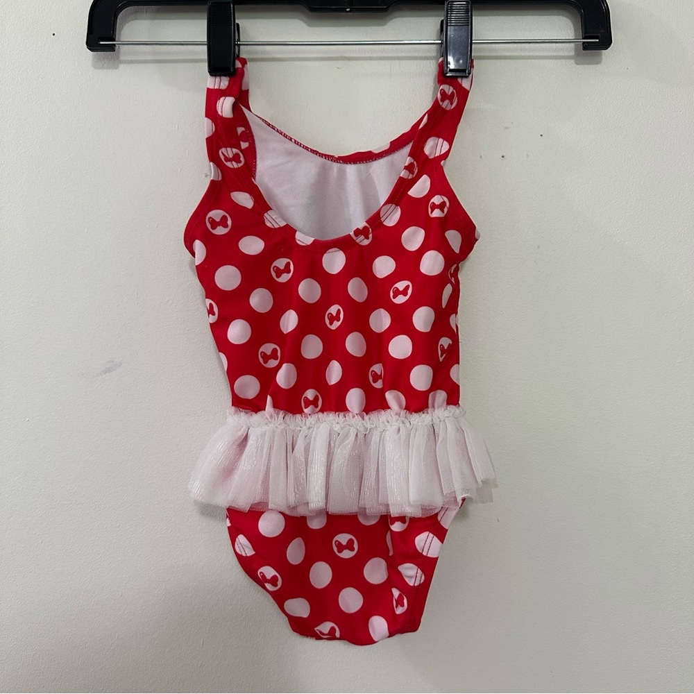 Minnie Mouse Red Polka Dot Swimsuit with TuTu Size‎ 18 months - Picture 4 of 5